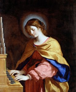 Sint Cecilia door Giovanni Francesco Barbieri